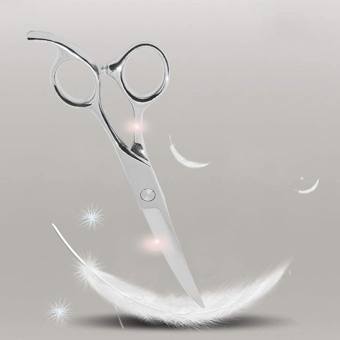 8.1 inch Curved Dog Grooming Scissors,8.1" Curved Pet Grooming Scissors,Curved Down Shears great for Groomers and Home Grooming