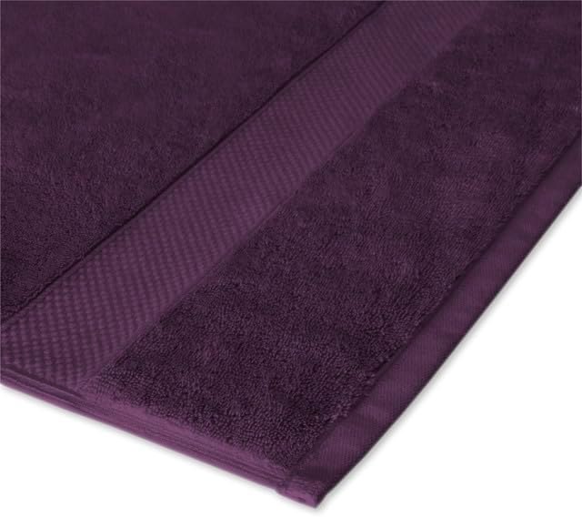 Maisonette Loft 100% Egyptian Cotton Turkish Bath Sheets - Soft, Absorbent Oversized Bathroom Towels - Ideal Quick Dry Extra Large Luxury Bath Towel Set for Shower - (35" x 70", 2 Pack) - Purple