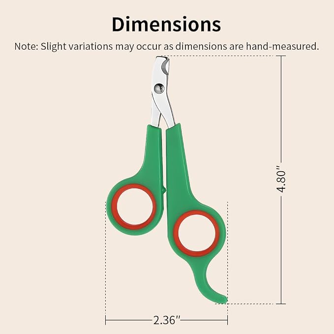 Pet Nail Clippers for Dogs and Cats,Safety Guard Dog Nail Trimmer,Professional Cat Nail Clippers with Quick Sensor,Sharp & Comfort-Grip Puppy Nail Cutter for Small Medium Large Pets (Green)