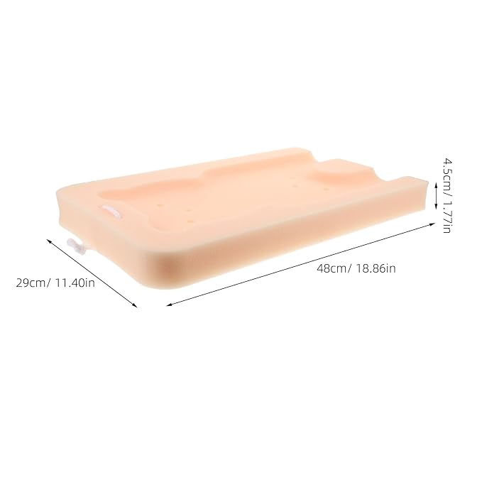 Ipetboom Newborn Bath Seat: Baby Bath Mat Cushion - Infant Sponge Bathing Pad for Sinks and Tubs, Soft Water Cushion for Toddlers Newborns