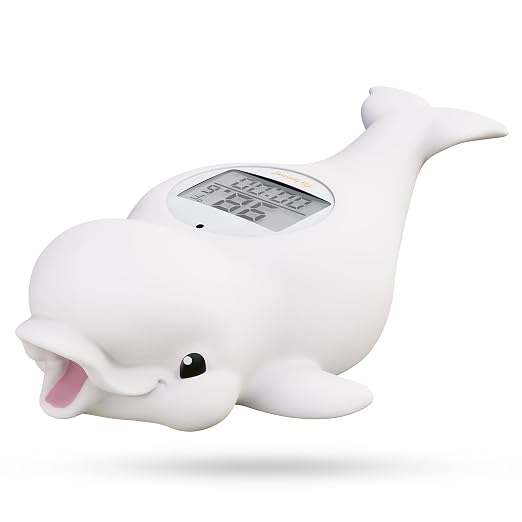 Baby Bath Thermometer for Tub,Digital Infants Water Temperature,LCD Display | Safety Floating Bath Toy,Bathtub Temperature Measure,Newborn & Toddler Essentials,Accurate Reading with Timer
