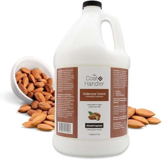 The Coat Handler Undercoat Control Deshedding Conditioner, 1 Gallon - Combats and Reduces Shedding, Undercoat Removal, Omega 3 & 6 Rich, Vitamin E Strengthens Hair Follicles, All-Natural Ingredients