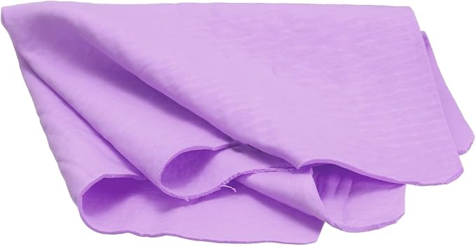 HARFINGTON Car Premium Shammy Cloth 16.9" x 12.6" PVA Chamois Wash Drying Towel Ultra Absorbent No Scratches in Bags for Cars Motorcycles Mirrors Glass Countertops Phone Laptop, Purple