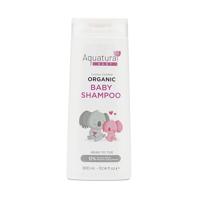 Organic Baby Shampoo, 10.14 Fl Oz | Plant-Based, Vegan & Gentle, Moisturizing, For Newborn and Toddler, Suitable for All Skin Type