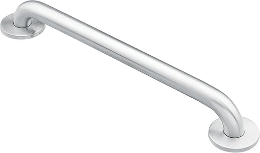 Moen Home Care Bathroom Safety 24 Inch Stainless Steel Handicap Grab Bar for Bathtub and Shower, Heavy Duty Handle, Elderly Assistance Product with Concealed Screws, 8724