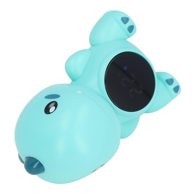 Baby Bath Thermometer, Dinosaur Shape, ABS Material, Water Temperature Monitor for Bathtub, Interactive Playtime Toy, 2.8x4.3 Inches