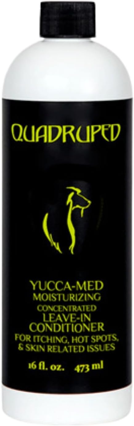 Quadruped Yucca-Med Moisturizing Concentrated Leave-in Conditioner for Itching, Hot Spots & Skin-Related Issues (16 oz.)