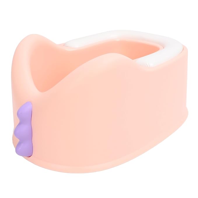 Ergonomic Baby Washing Basin for Toddlers with Soft PVC Cushion, Plastic Baby Washing Basin for Bathing and Buttocks (Pink)