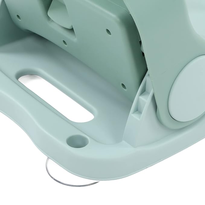 Matybobe Baby Bath Seat Baby Bath Chair Infant Bathtub Seat Slip Safety Shower Chair Adjustable Suction Cups Small Car Shape Steering Wheel Armrest for Infant Toddl (Green)