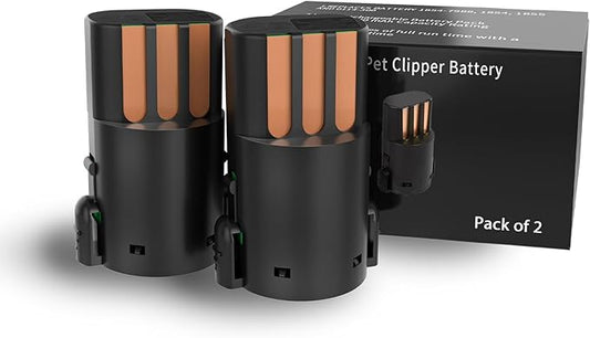 Replacement Battery Compatible with Wahl Arco and Arco SE Pet Hair Clippers, for Wahl 0114-300,1854-7988,1854 and 1855 Battery,NiMH (2 Packs)