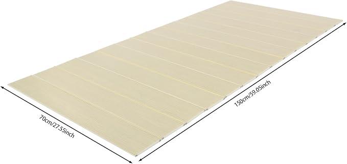 59x27.5in Bathtub Tray, Foldable Bathtub Cover Bath Insulation Cover, PVC Dustproof Shutter Bath Lid Cover Fit Most Tubs, Can Hold Wine Glass, Books, Tablets, Cellphones,Wood Grain
