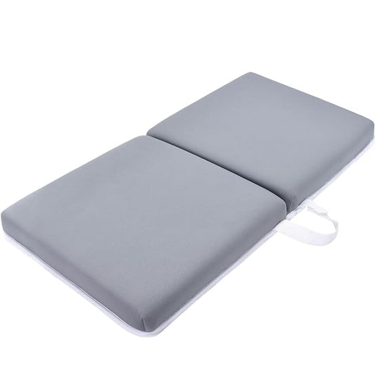 JJGoo Bath Kneeler Pad, 1.5 inch Thick Kneeling Pad Mat, Foldable Painless Knee Cushion Mat, Non-Slip Bathtub Kneeler for Baby Bathing Parents