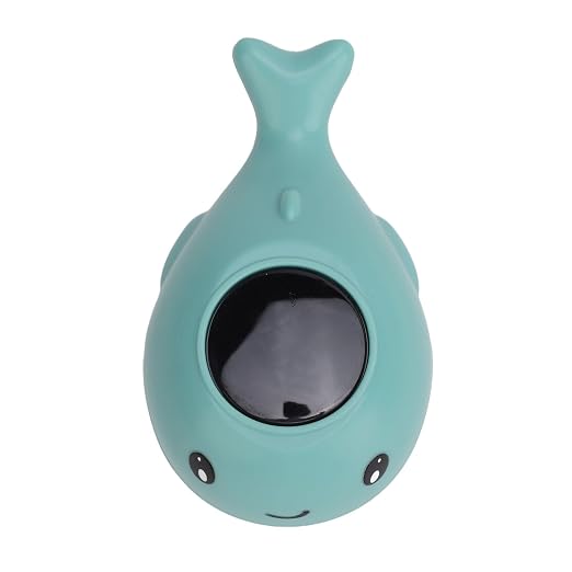Baby Bath Temperature Cute Whale Design, Toddler Shower Temperature Sensor for Safe Bathtime (Green)