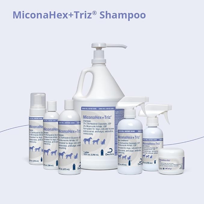 MiconaHex+Triz Shampoo for Dogs, Cats and Horses, Gallon