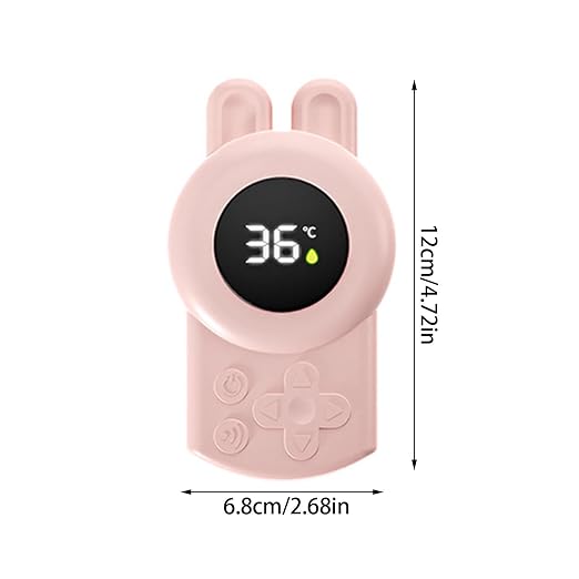 2025 Baby Bath Thermometer - Floating Bath Tub Water Temperature Thermometer with Safety Sensor Fast-Reading BPA-Free - Perfect for Infants Girls Boys Toddlers Newborns (Pink Bunny)