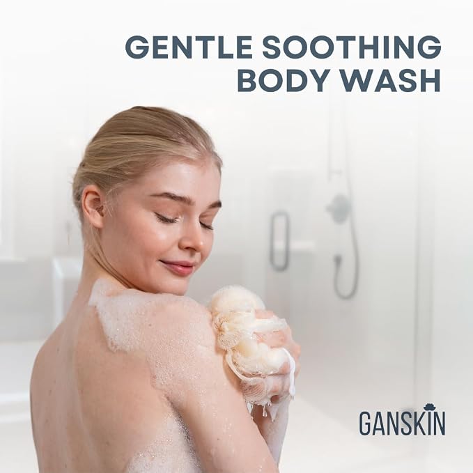 Eczema Body Wash – All Natural Eczema Soap, Dermatitis, Psoriasis Treatment for Dry Itchy Sensitive Skin Relief – Gentle Detoxifying, Healing, Anti-Itch, Oatmeal Goat Milk Bath Wash for Kids, & Adults