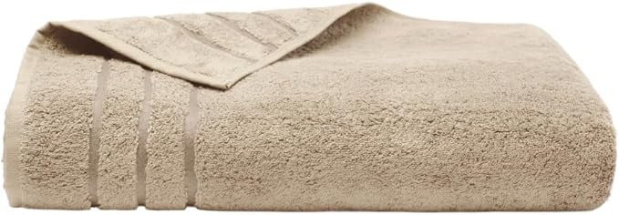 Cariloha Bath Sheet | Stone | 40"x72" | Turkish Cotton & Viscose Material Blend | Extra Smooth, Odor Resistant and Highly Absorbent