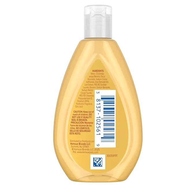 Johnson's Baby Shampoo with Gentle Tear Free Formula, Travel Size, 1.7 Fl Oz
