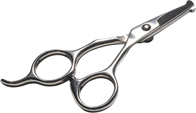 5 inch Dog Grooming Scissors,5" Pet Grooming Straight Scissors with round tips for pets face and paw grooming