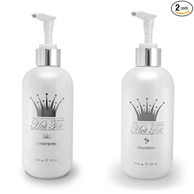Hot Tot Shampoo & Conditioner Set for Babies, Toddlers & Children (8 ounces)