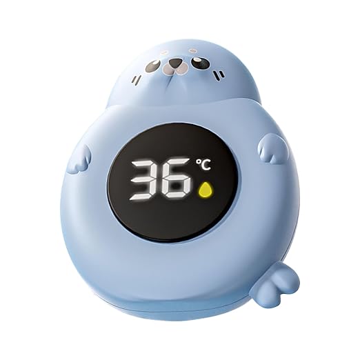 Baby Bath Tub Temperature Monitor Hot Cold,Water Resistant Temperature Warning Monitor - Cute Bathtub Pool, Upgraded Sensor for Toddler