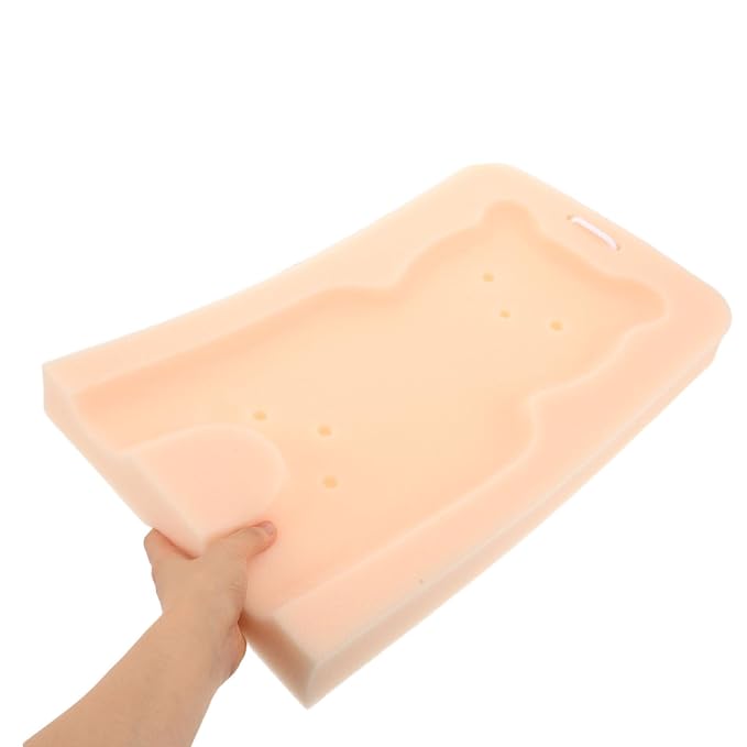Ipetboom Newborn Bath Seat: Baby Bath Mat Cushion - Infant Sponge Bathing Pad for Sinks and Tubs, Soft Water Cushion for Toddlers Newborns