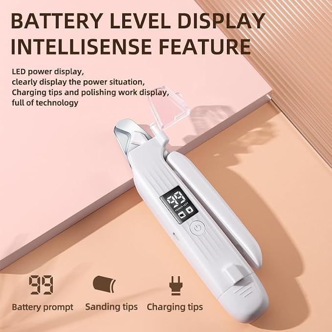 TMoMT Quiet Dog Nail Grinder with LED Light, 2-in-1 Electric Pet Nail Clipper and Trimmer File, Low Noise Painless Paws Grooming Tool for Small to Medium Dogs and Cats | Super silent, low vibration trimmer for kittens & indoor cats. Professional gentle...
