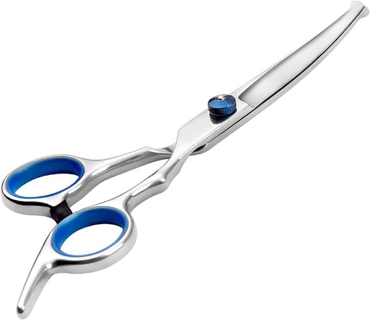 Curved Dog Grooming Scissors,Stainless Steel Pets Grooming Shears