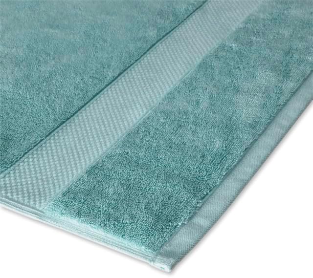 Maisonette Loft 100% Egyptian Cotton Turkish Bath Sheets - Soft, Absorbent Oversized Bathroom Towels - Ideal Quick Dry Extra Large Luxury Bath Towel Set for Shower - (35" x 70", 2 Pack) - Turquoise