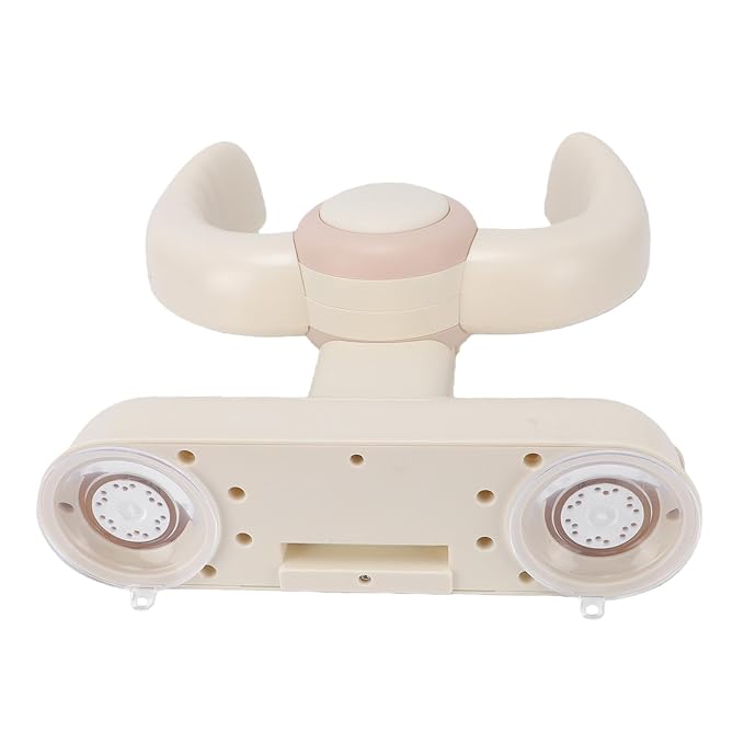 Baby Bath Stand Foldable Wall Mounted Bath Seat Reinforced Plastic Adjustable Anti Slip 43 X 34 Cm Shower Rack for Toddlers Home Travel (1234123)