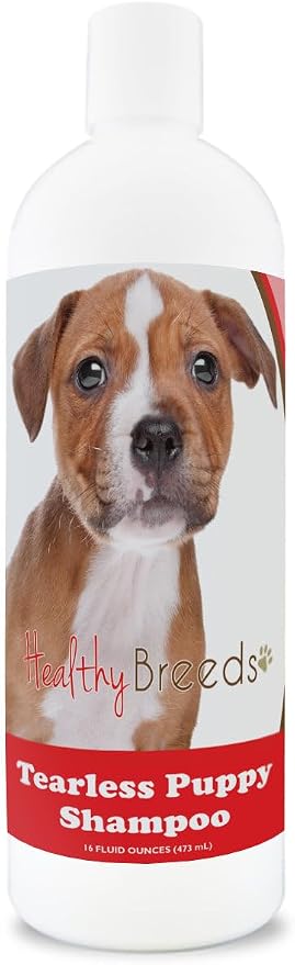 Healthy Breeds Staffordshire Bull Terrier Tearless Puppy Dog Shampoo 16 oz