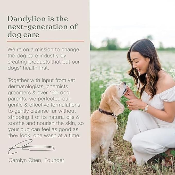 Dog Paw Balm, Soft Paws, Paw Moisturizer for Dogs with Brush, 0.6 fl oz | Dandylion Dog Lotion for Paws, Fragrance Free, pH Balanced, Lightweight Moisture for Dry Cracked Paw Pads and Nose