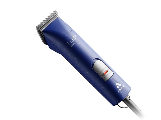 Andis Professional UltraEdge Super 2-Speed Detachable Blade Dog/Pet Clipper,Rotary Motor with Shatter-Proof Housing,Runs Calm & Silent,14-Inch Cord,for All Dog Coats &Breeds,120 Volts,Blue (Pack of 6)