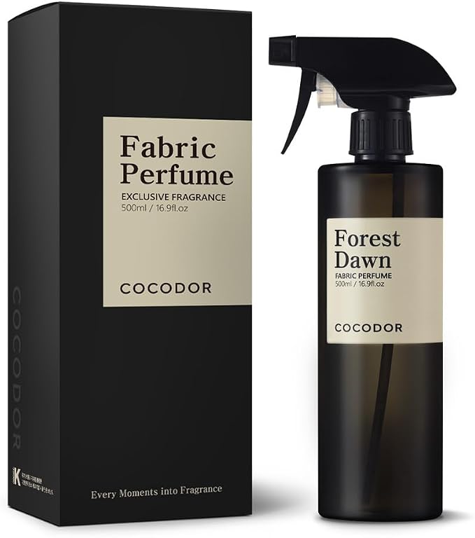 COCODOR Fragrance Room Spray/Forest Dawn / 16.9oz(500ml)/ Made with Essential Oils, scented room closet fabric odor eliminator spray