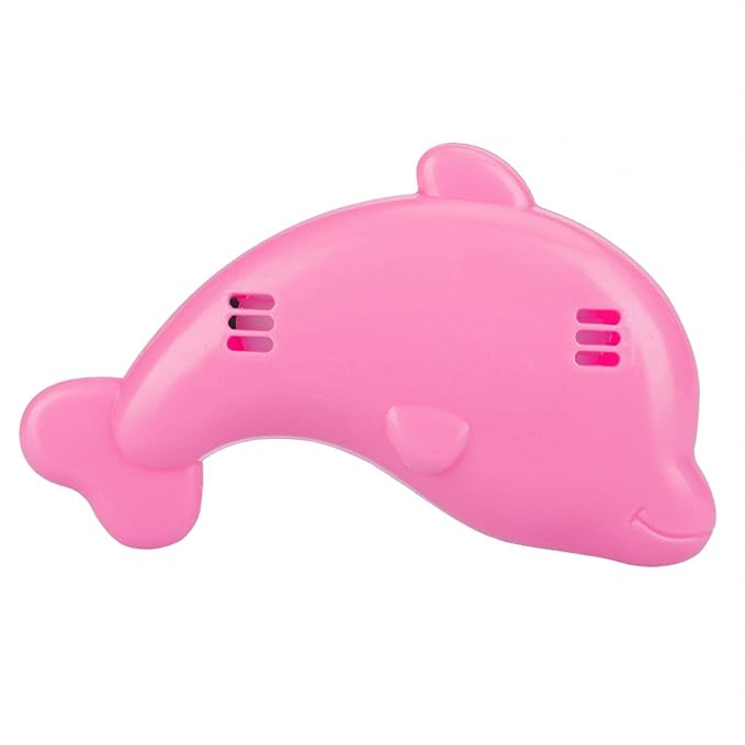 Dolphin Baby Bath Thermometer, Child Bath Thermometer, Digital Bath Thermometer and Baby Room Bath Thermometer for Kids Babies to Measure Water Temperature(Rose Red Dolphin)