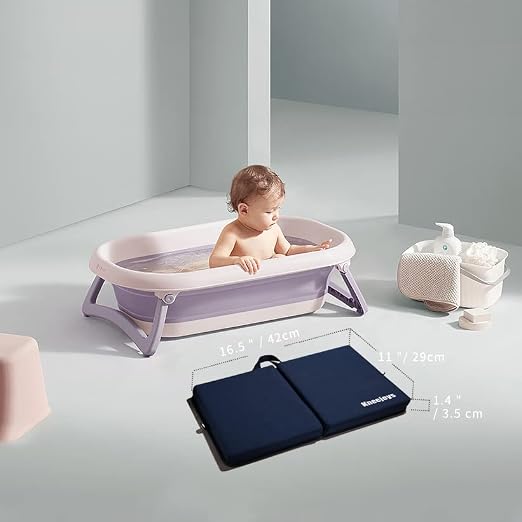 Bath Kneeler Pad Kneeling Pad Knee Pads for Women Knee Pads for Men Bath Kneeler Baby Bath Kneeler Kneeling Pad for Bathing Baby Garden Kneeling Pads Yoga Knee Cushion (Navy Blue)
