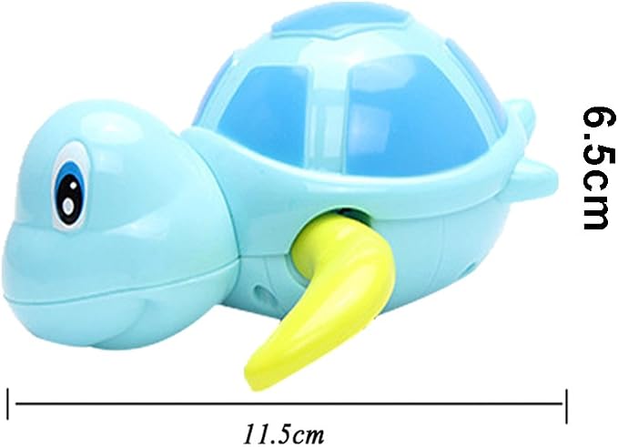 3pcs Bath Swimming Turtle Toy for Baby Toddler, Wind Up Chain Bathing Water Toy, Swimming Bathtub Pool Cute Swimming Turtle Toys for Boys Girls.