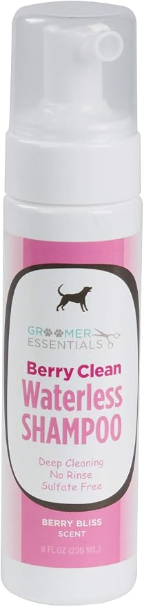 GROOMER ESSENTIALS Berry Clean Waterless Shampoo - 8 oz.