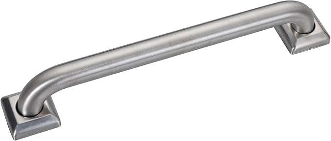 joyrain 500lb Capacity Stainless Steel Grab Bar - Heavy Duty Bathroom Safety Rail for Elderly, Anti-Slip Shower Handle, ADA Compliant (Brushed Stainless Steel, 18inch)