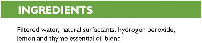 Only Natural Pet Advanced Stain & Odor Eliminator – Enzyme Powered Pet Urine Cleaner & Deodorizer for Cats – Hardwood Floors, Carpets & Upholstery – Fresh Mandarin Orange & Green Tea Scent – 32 fl oz