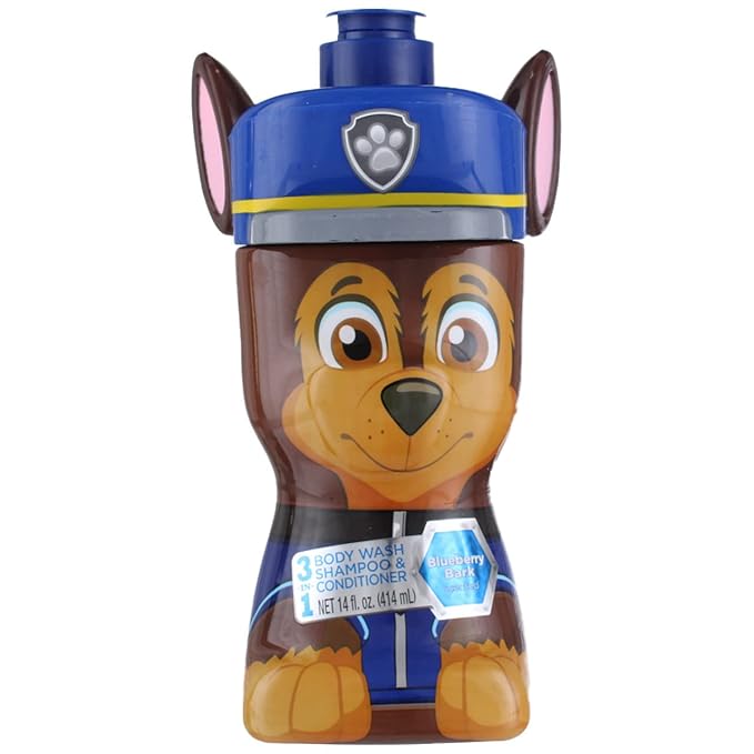 Taste Beauty “PAW Patrol” 3-in-1 Kids’ Shampoo, Kids’ Conditioner, and Bodywash, 14 Ounces, (Scent)