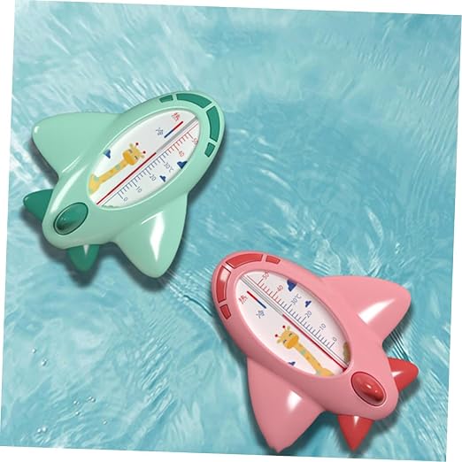SUPVOX Cartoon Bath Thermometer Green Easy to Use Water Temperature Tester with Design for Safe Bathing and Toddlers