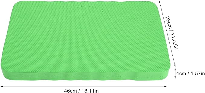 Garden Kneeling Pad, 4cm Thickness EVA Garden Kneeling Cushion, Portable Kneeling Pad for Gardening Cleaning Baby Bath Yoga (Green)