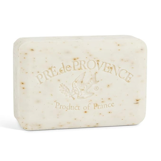 Pre de Provence Artisanal Soap Bar, Enriched with Organic Shea Butter, Natural French Skincare, Quad Milled for Rich Smooth Lather, 8.8 Ounce, White Gardenia