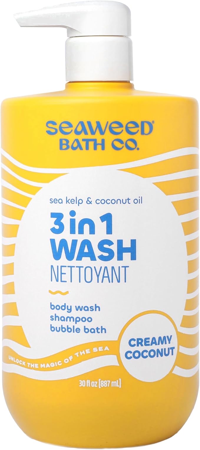 Seaweed Bath CO Creamy Coconut 3-1 Body Wash, 30 FZ