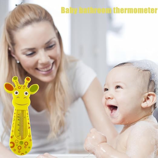 Cute Giraffe Baby Bath Temperature Thermometer | Baby Bath Thermometer,Safety Floating Bath Thermometer for Baby Newborn,Baby Bathtub Thermometer Fun Bath Toy