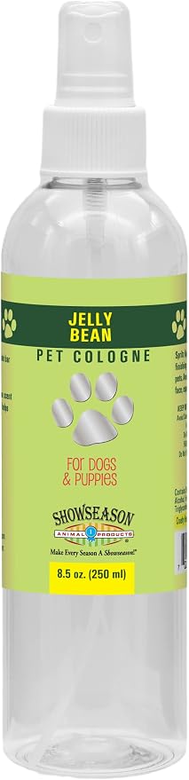 Showseason Jelly Bean Dog Cologne 8.5 oz | Dog Perfume Long Lasting | Deodorizing Spray