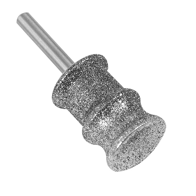 Diamond Rotary Grinder Bits for Dog Pet Nail Grinder Attachment - 1/8" Replacement Grinder Wheel for Dremel Pet Nail File & Clippers for Dogs Model B
