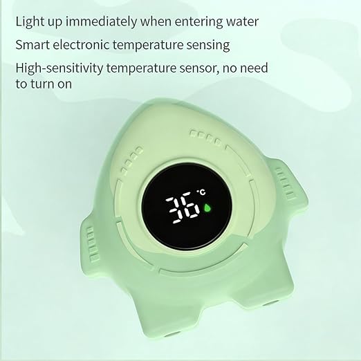 Bath Thermometers Cartoon Rockets Shaped Thermometers Water Temperature Meter Detector Bath Toy Floating Toy Detector for Newborns Toddler Cartoon Rockets Design Water Temperature