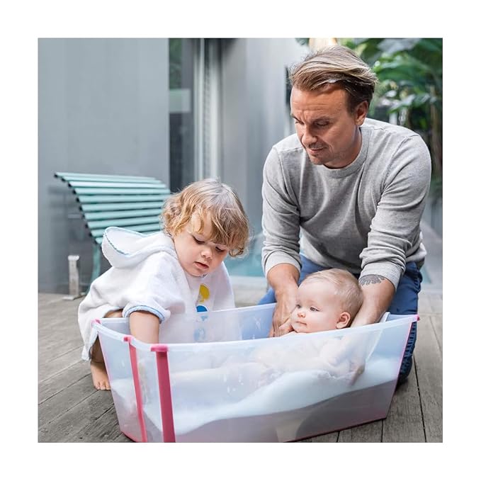 Stokke Flexi Bath Newborn Support for Baby Bath (White)